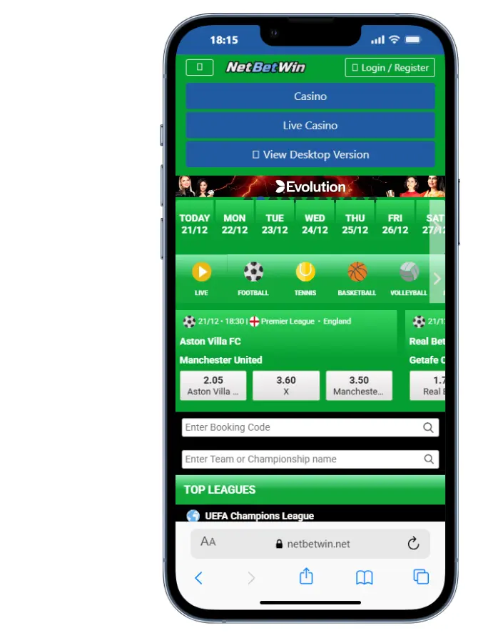 How to use the Netbet app for betting?